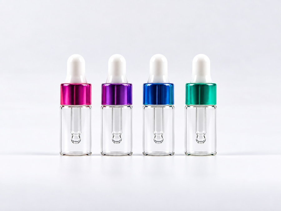 Pipettenflasche 3 ml - metallic